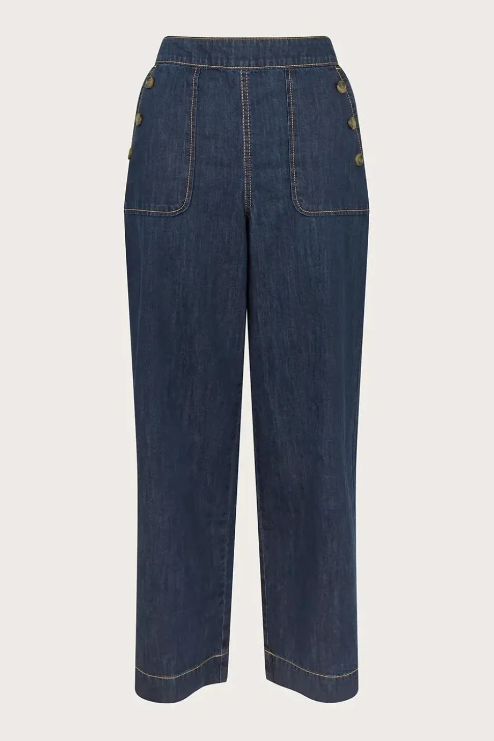 Harper Short Wide Leg Crop Jeans