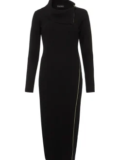 Hartley Zip Ribbed Column Dress-
