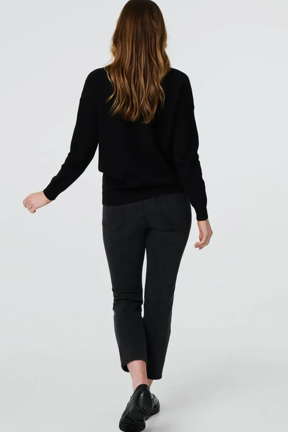 Heart Embellished Long Sleeve Jumper