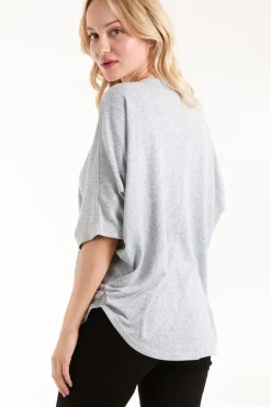 Heart Zip Front Top