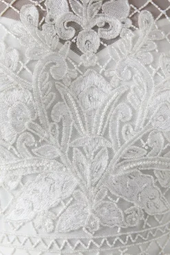 Heavily Embellished Boho Wedding Dress