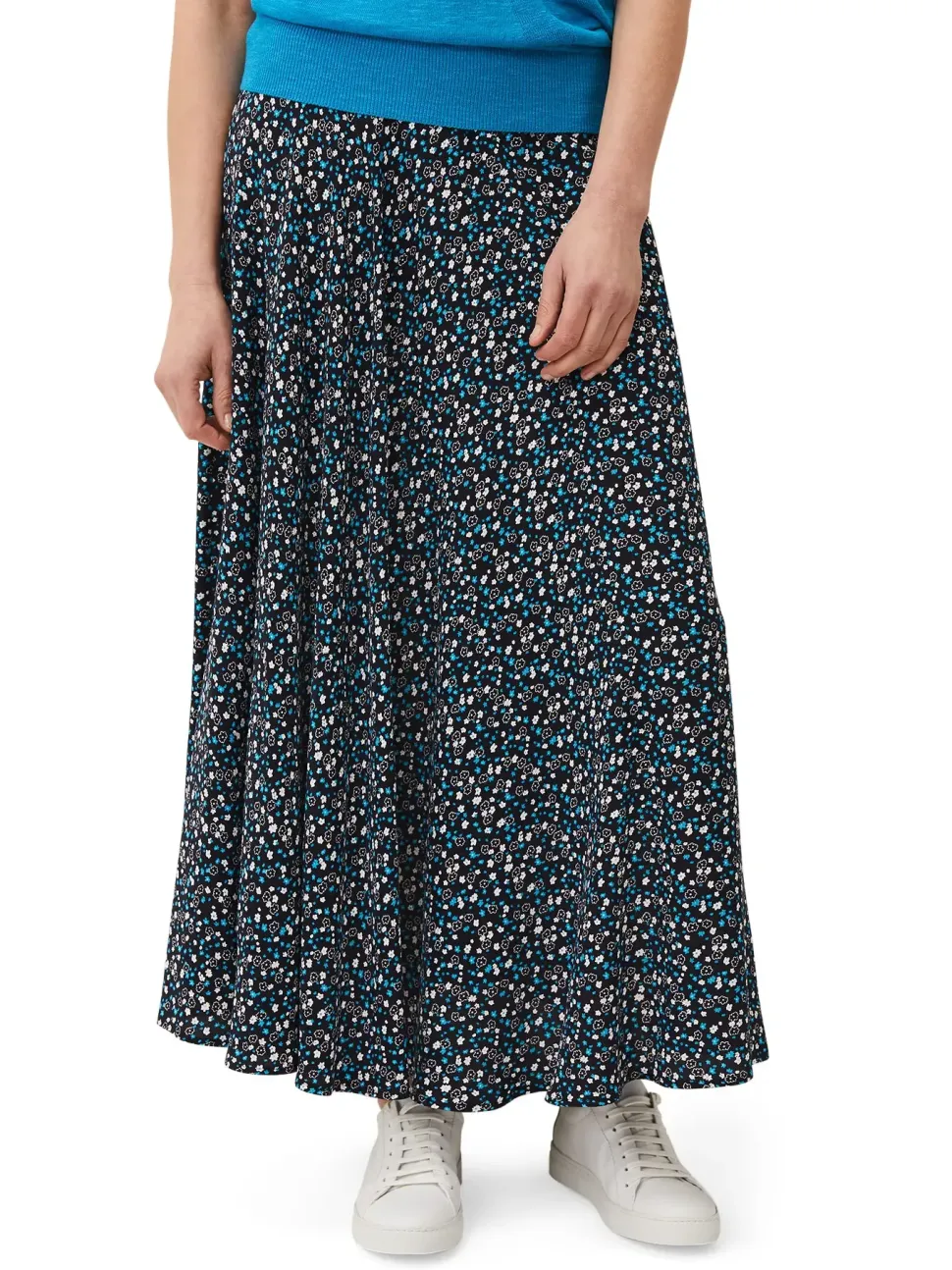 Hermonia Floral Maxi Skirt-Printed