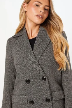 Herringbone Peacoat
