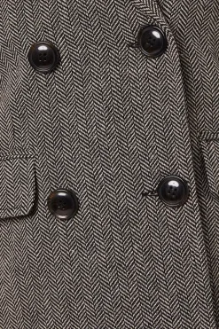 Herringbone Peacoat