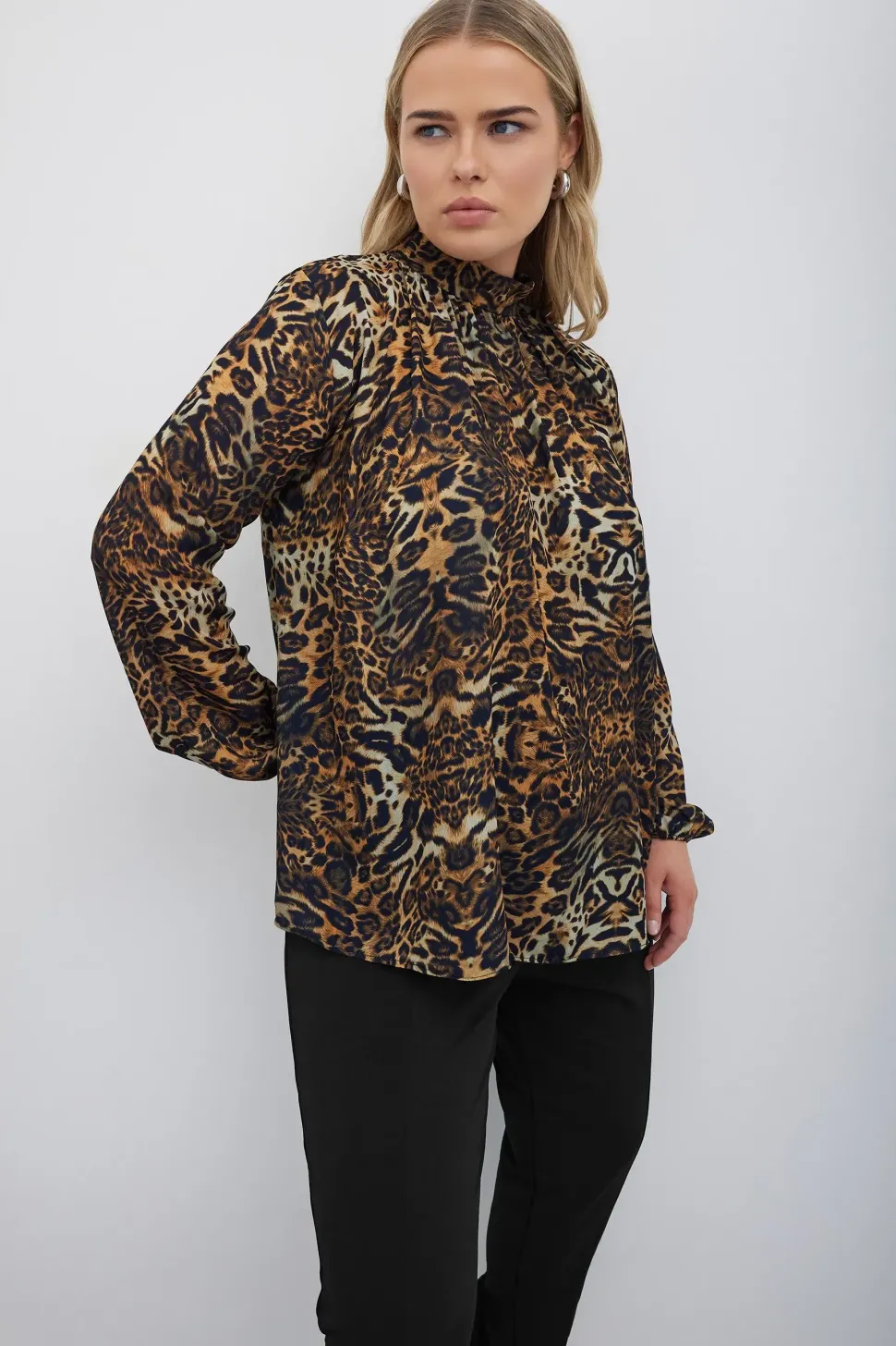 High Neck Blouse