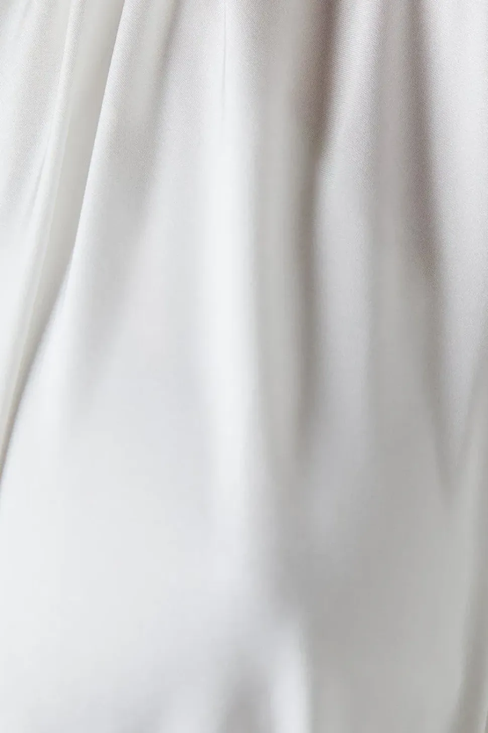 High Neck Keyhole Cape Back Satin Wedding Dress