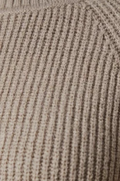 High Neck Knitted Midaxi Dress