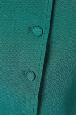 High Neck Tailored Linen Waistcoat