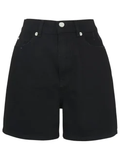 High Waist Denim Short-