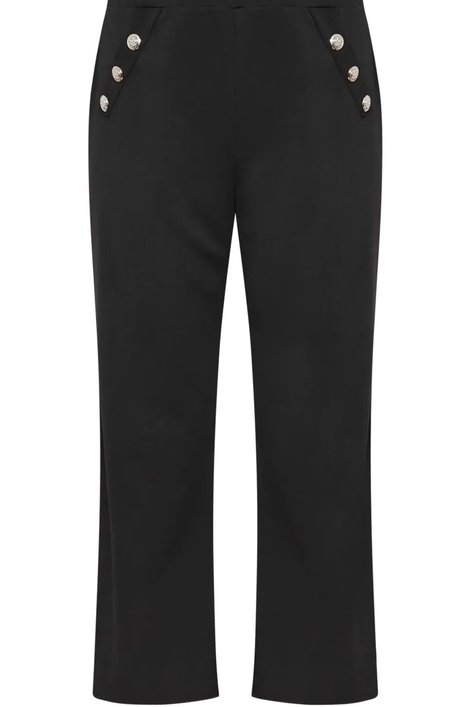 High Waisted Scuba Trousers