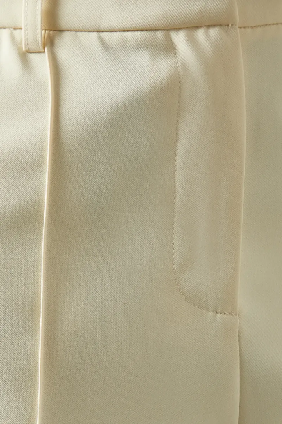 High Waist Pintuck Straight Trouser