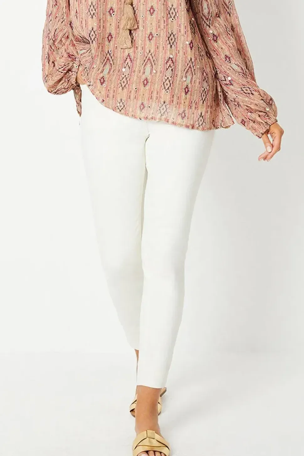 High Waist Slim Leg Jeans