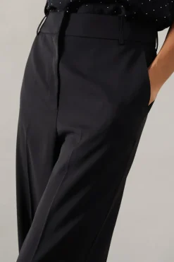 High Waist Straight Leg Trouser
