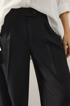 High Waist Wide Leg Trouser