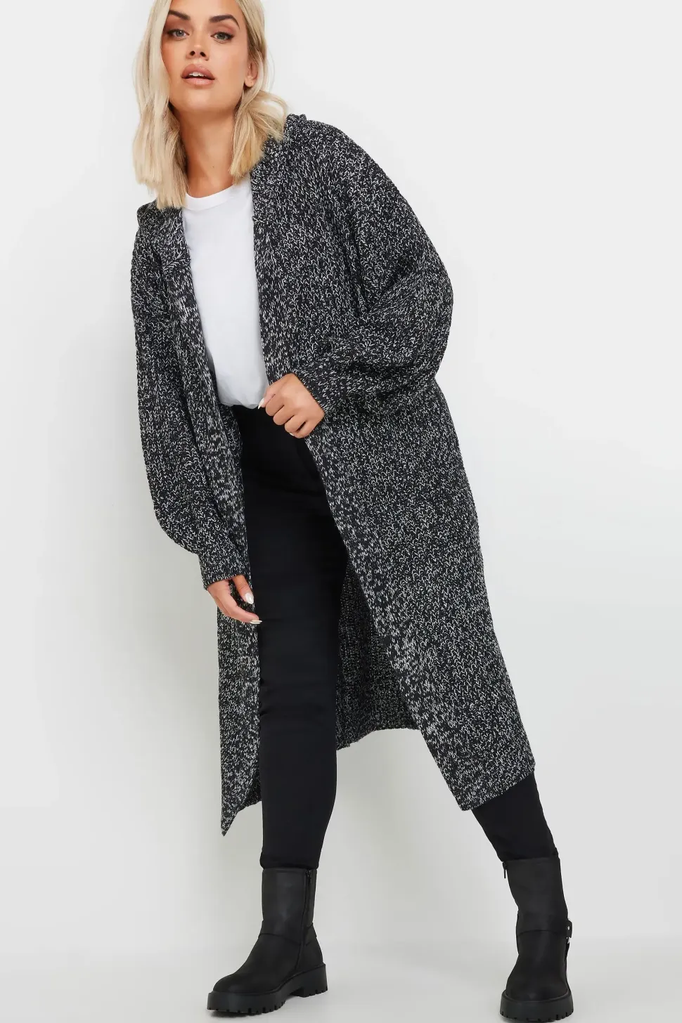 Hooded Longline Cardigan