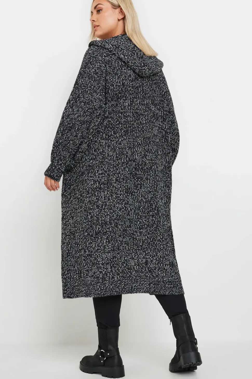 Hooded Longline Cardigan