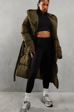 Hooded Longline Padded Coat