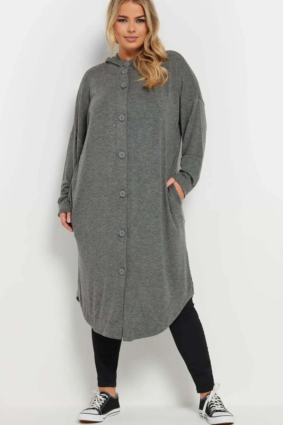 Hooded Maxi Cardigan
