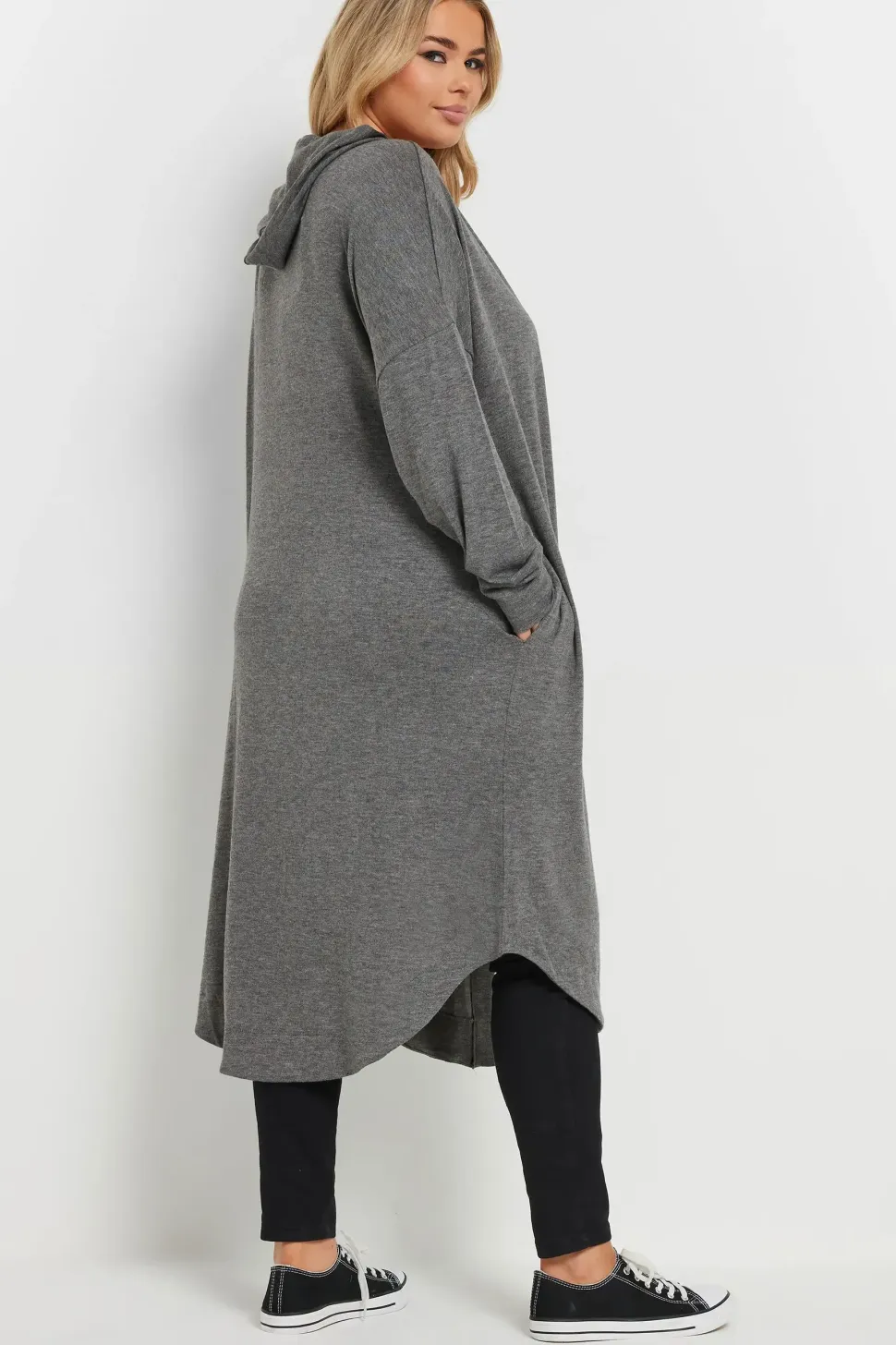 Hooded Maxi Cardigan