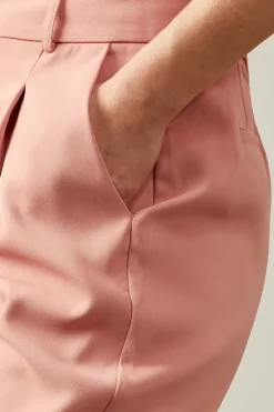 Horn Button Tapered Trousers