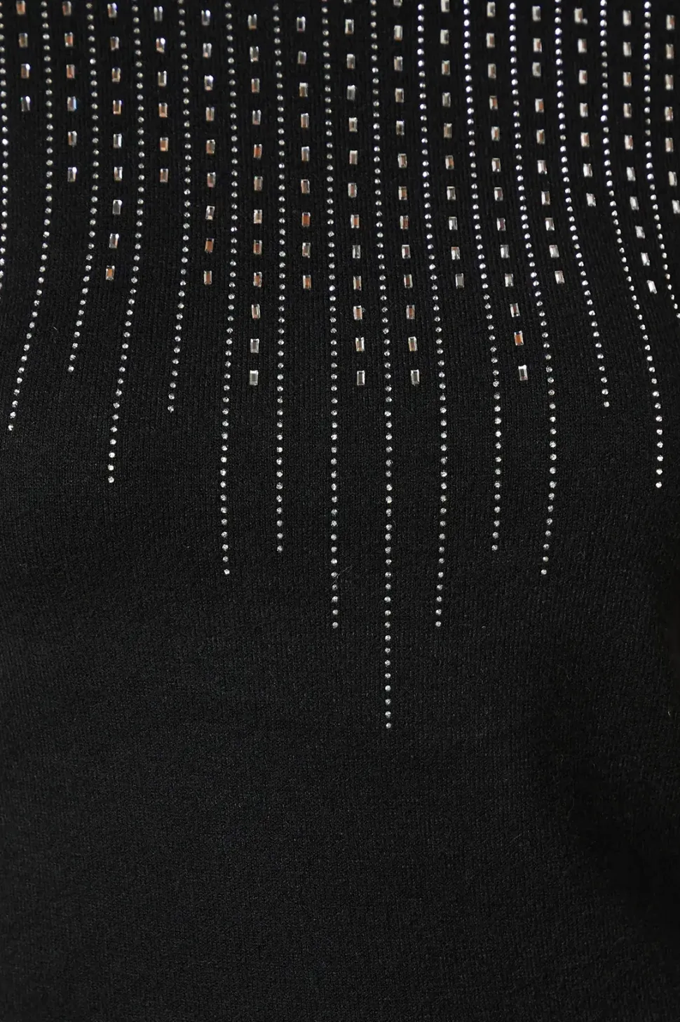 Hot Fix Detail Roll Neck Jumper
