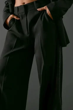 Hotfix Side Panel Wide Leg Tailored Trouser