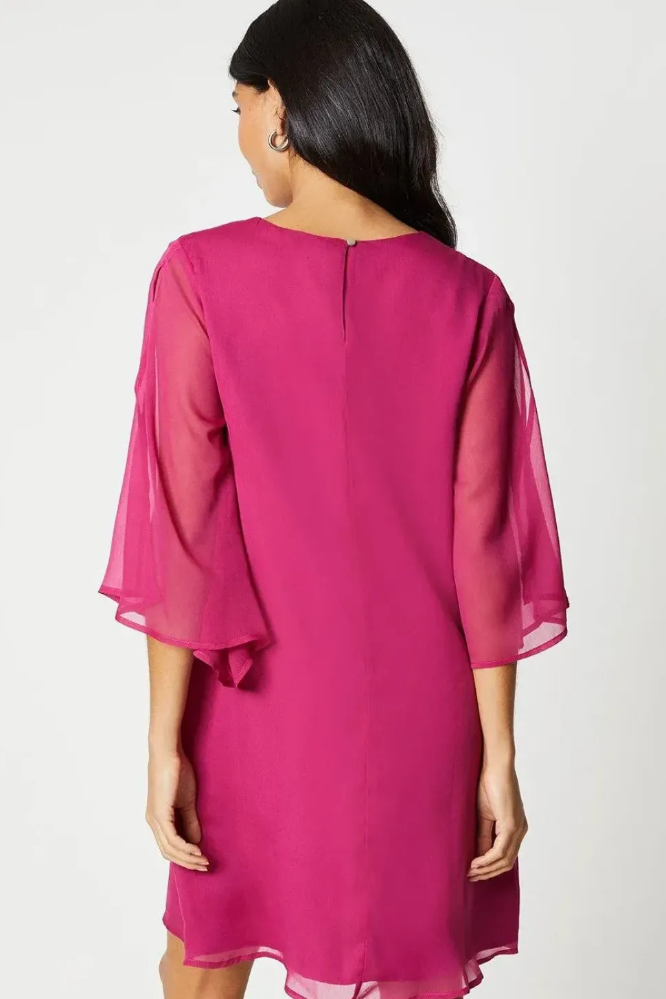 Hotfix V Neck Shift Dress