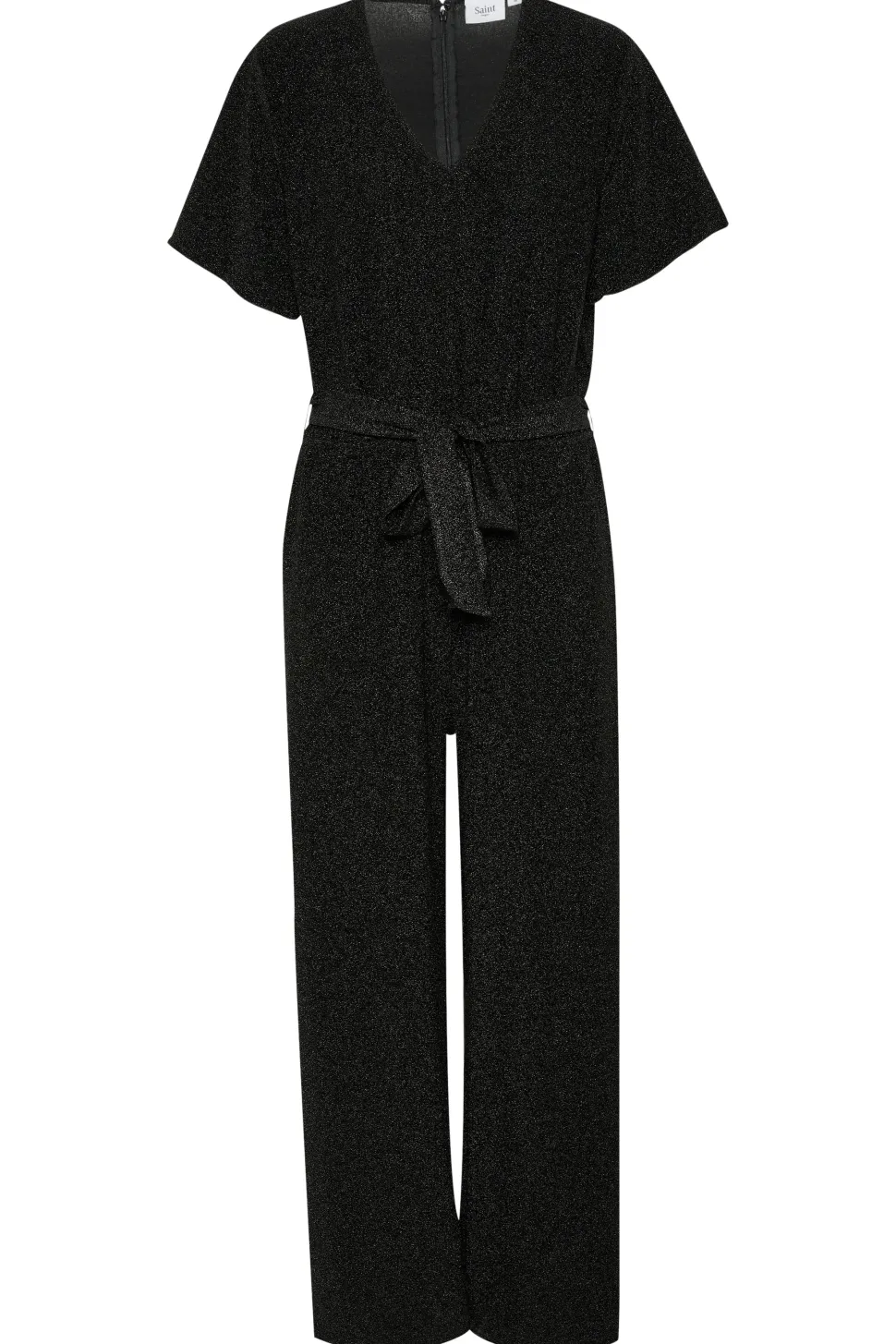 HumaSZ Sparkly V-neck Wide Legs Jumpsuit-