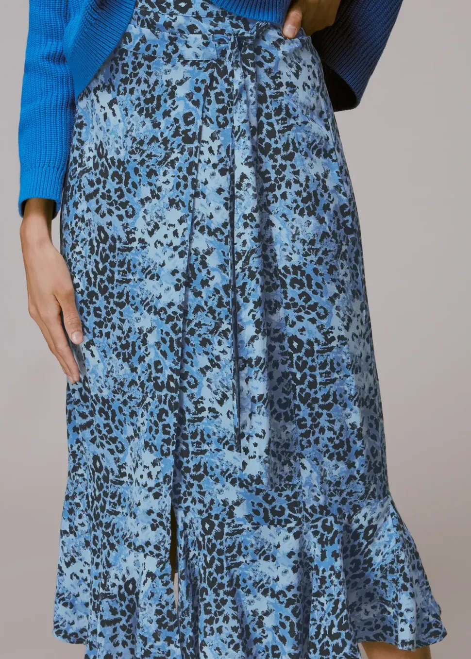 Hyena Spot Wrap Skirt-