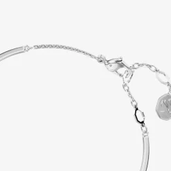 Hyperbola Rhodium Plated Infinity Bangle 5684049