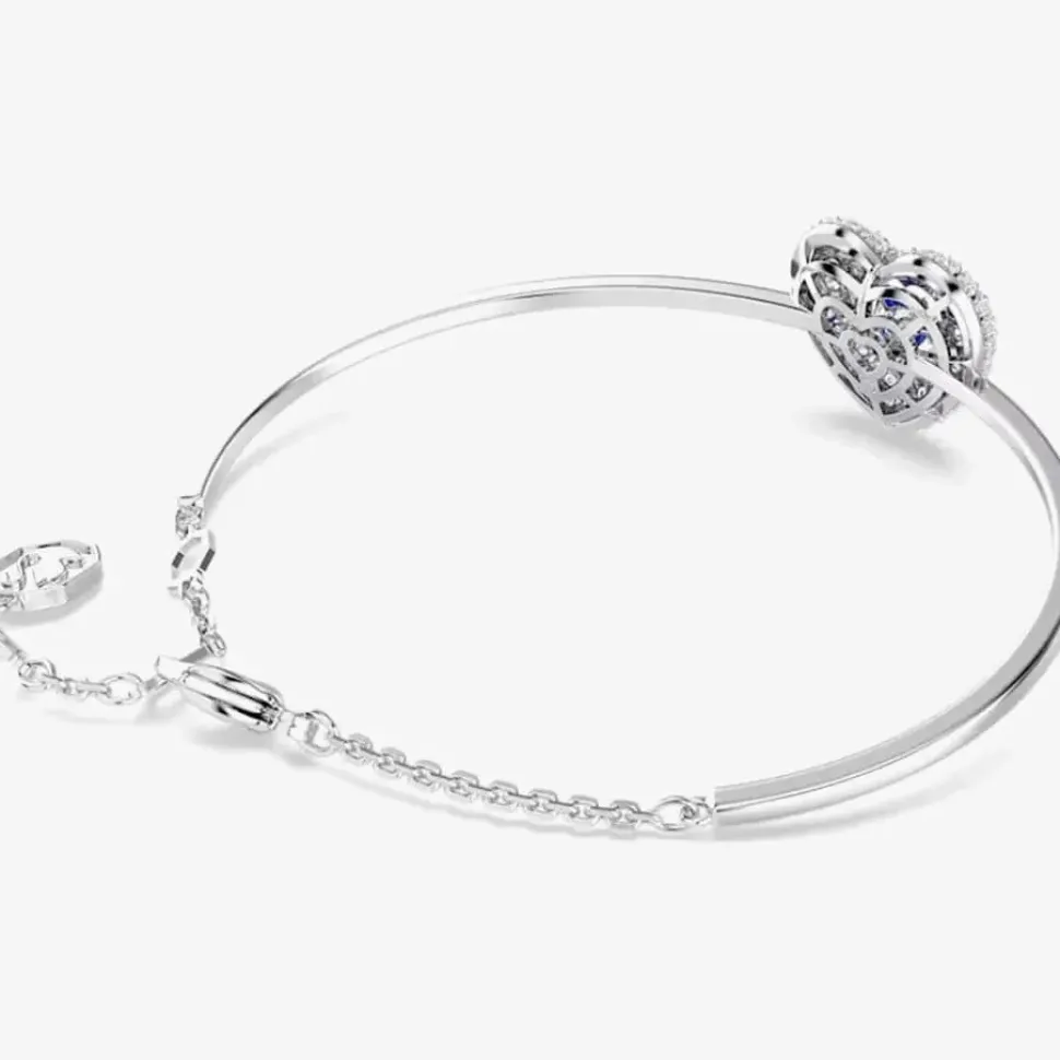Hyperbola Rhodium Plated Infinity Bangle 5684049