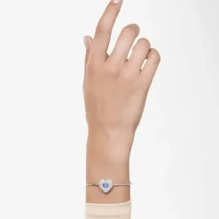 Hyperbola Rhodium Plated Infinity Bangle 5684049