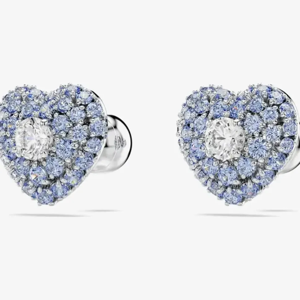 Hyperbola Rhodium Plated White Heart Bangle 5684385