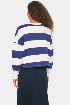 Idahella Striped Sweatshirt-Striped