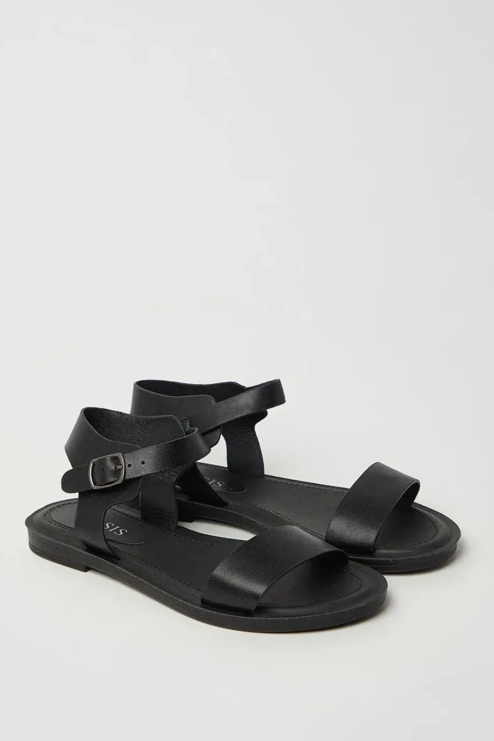 Idalia Comfort Ankle Strap Flat Sandals
