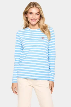 IdaliaSZ LS T-Shirt Long Sleeve T-shirt-Striped