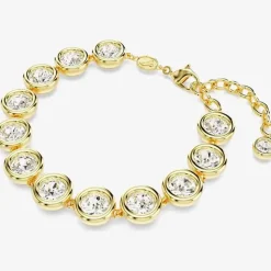 Imber Gold Plated White Crystal Bracelet 5682586