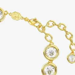 Imber Gold Plated White Crystal Bracelet 5682586