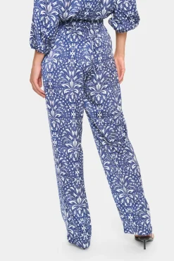 ImenaSZ High Waist Straight Leg Trousers-