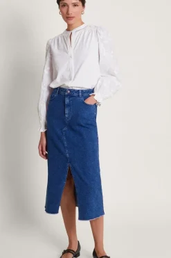 Indi Embroidered Sleeve Shirt