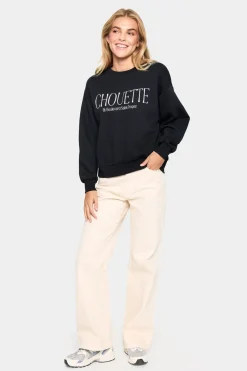 InezSZ Long Sleeve Printed Sweatshirt-