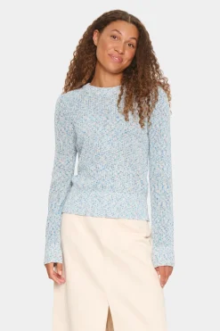 IrenSZ Crew Neck Slim Fit Pullover-