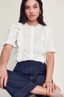 Iris Embroidered Blouse