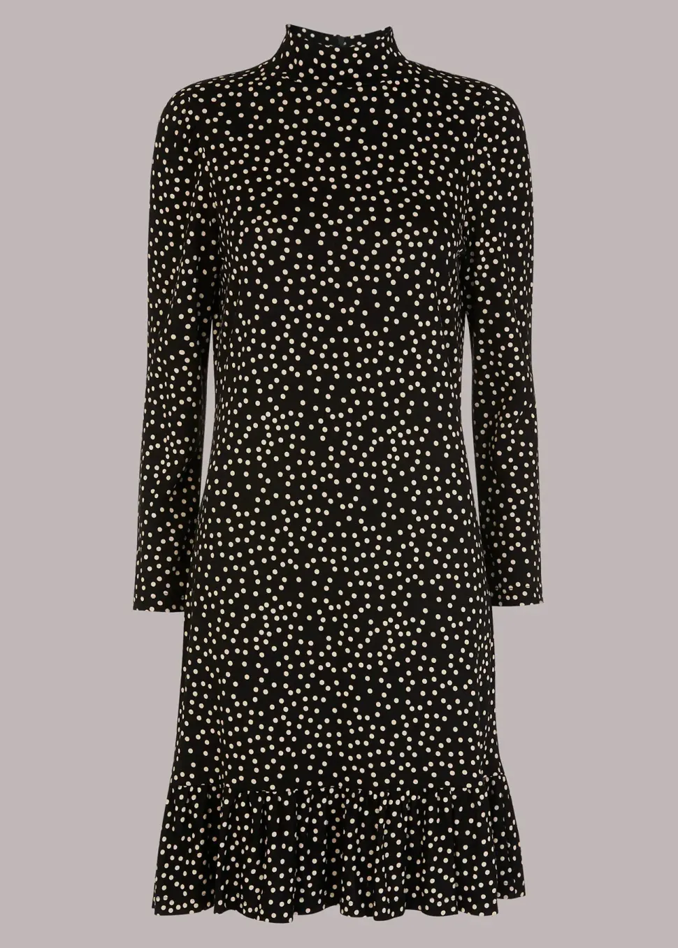 Irregular Spot Jersey Dress-
