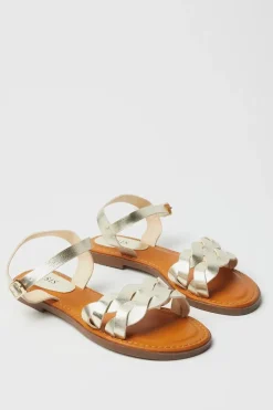Isobels Twist Flat Sandals