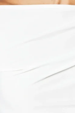 Ivory Soft Touch Off Shoulder Top