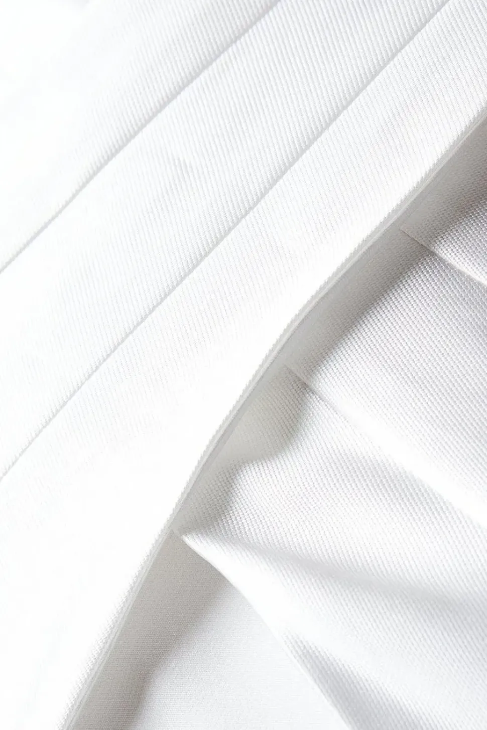 Ivory Twill Cross Over Front Bow Back Bridal Maxi Dress