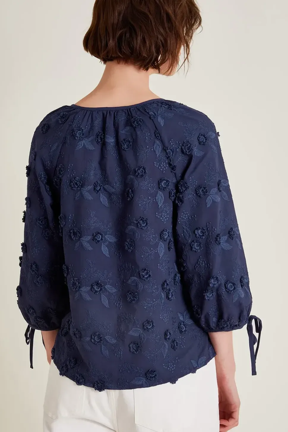 Ivy Floral Embroidered Blouse