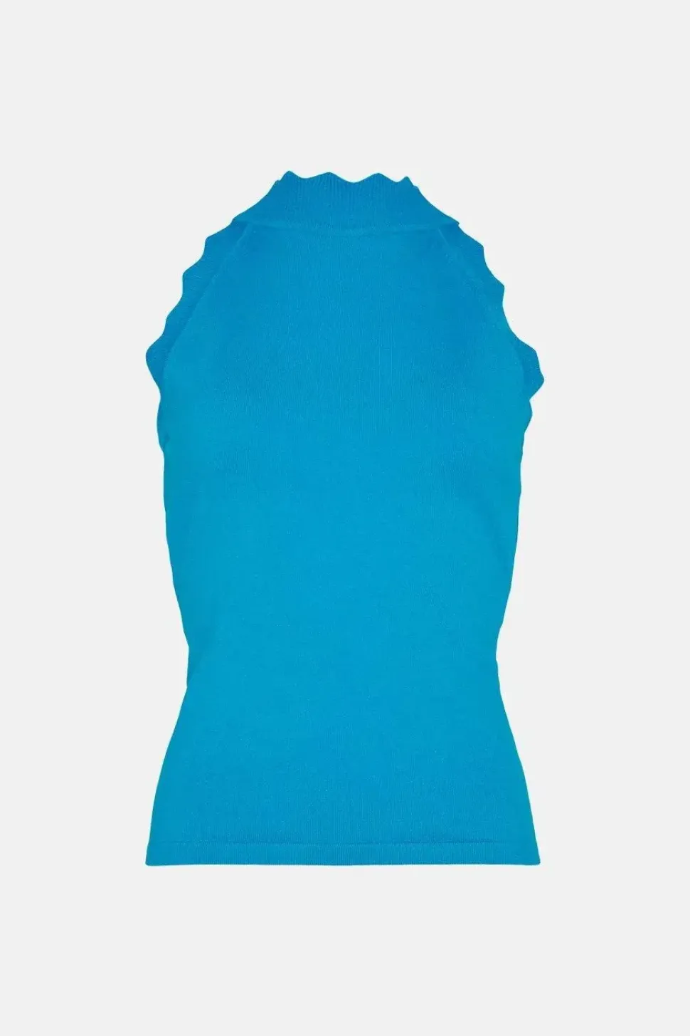 Jacquard Halter Neck Knitted Top