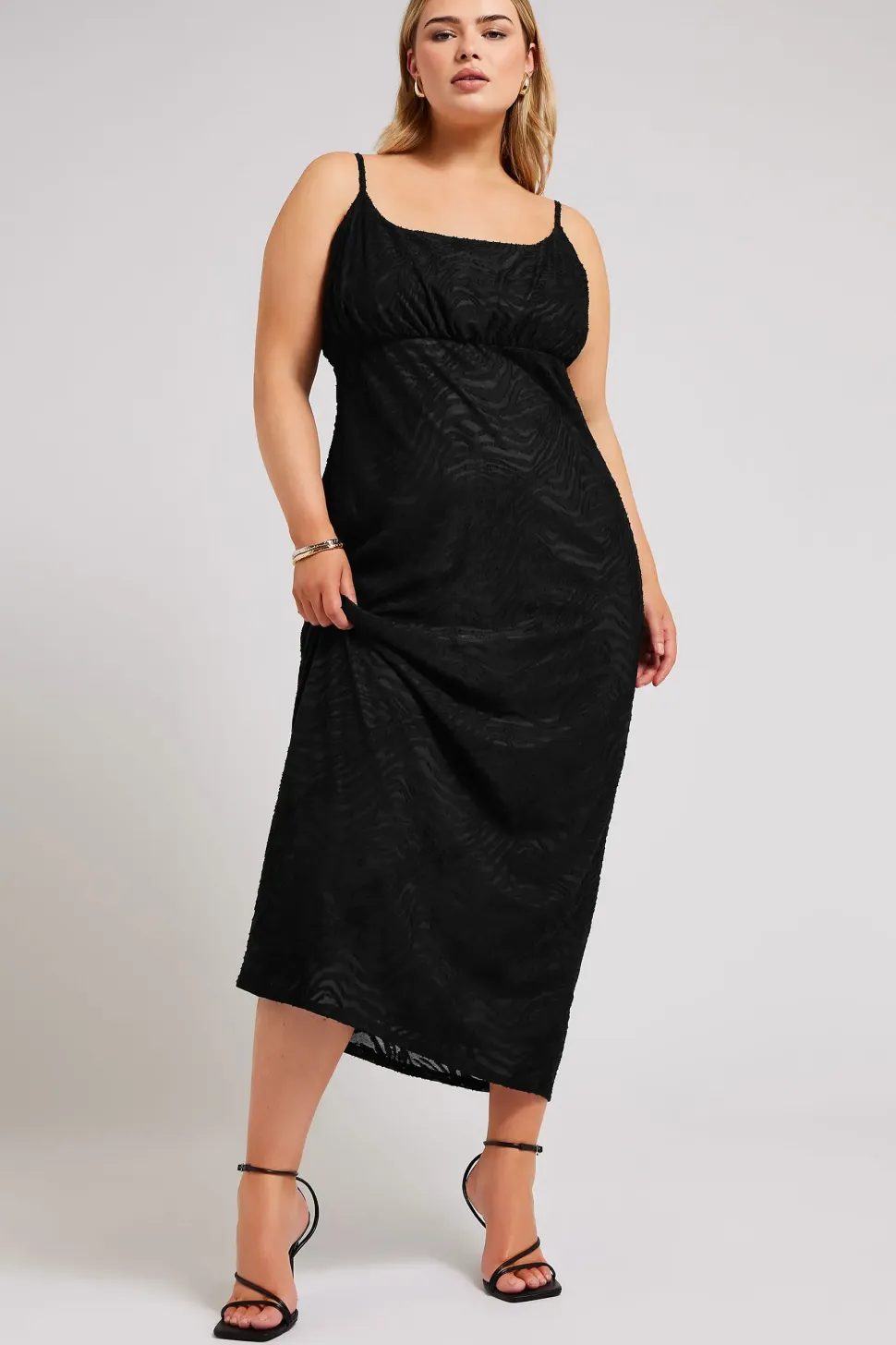 Jacquard Maxi Dress